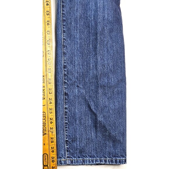 Vintage L.L.Bean Mens Standard Fit Jeans 35x32 Blue Denim - Picture 8 of 12
